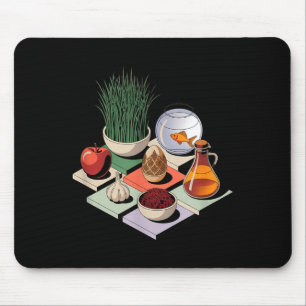 Persian new year spring festival - nowruz mouse pad