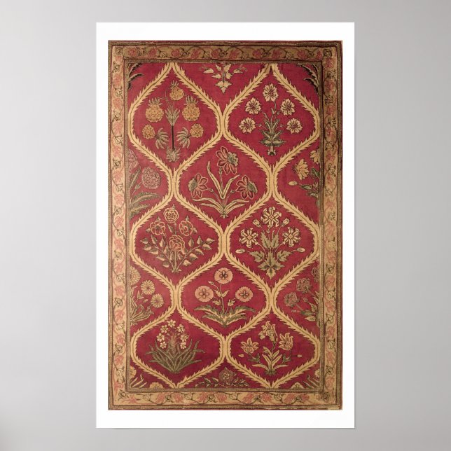 Persian or Turkish carpet, 16th/17th century (wool Poster (Front)