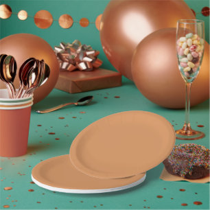 Persian Orange Paper Plate