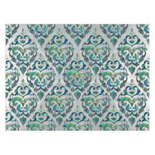 Persian Oriental  pattern abalone and pearl Tablecloth