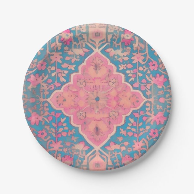 Persian pattern Paper Plate (Front)