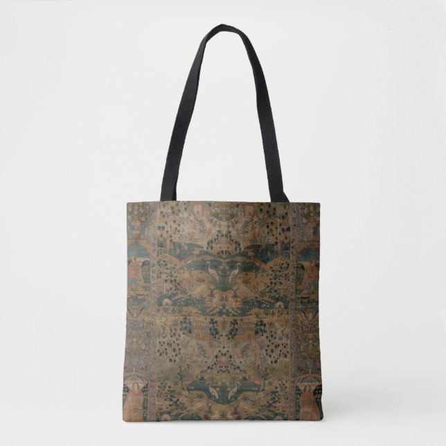 Persian Pictorial Carpet Tote Bag (Front)