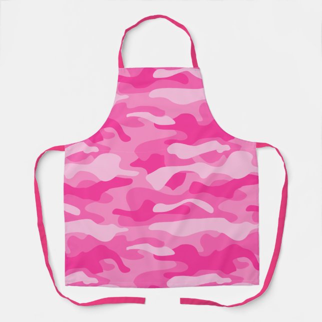 Persian Pink Monocolor Camo Apron (Front)