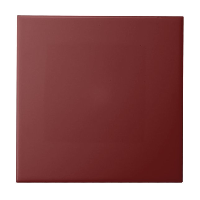 Persian Plum Solid Colour Ceramic Tile (Front)