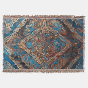 Persian Popular Beautiful Old Pattern Collection Throw Blanket