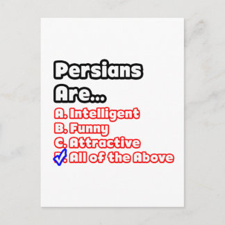 Persian Pride Quiz Postcard