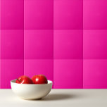 Persian Rose solid deep pink Ceramic Tile<br><div class="desc">Persian Rose solid deep pink colour design.</div>