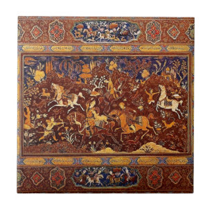 PERSIAN ROYAL HUNT DESIGN. TILE
