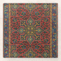 Persian Rug Carpet Red Blue Classic