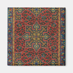Persian Rug Carpet Red Blue Classic Magnet