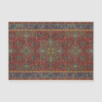Persian Rug Carpet Red Blue Classic