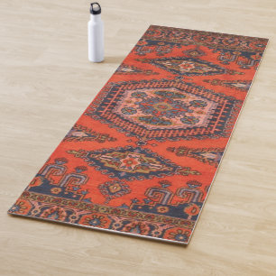Persian Rug Eastern Accent Vintage Turkish Retro Yoga Mat