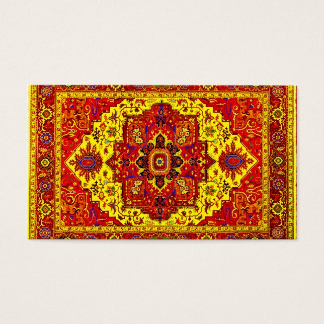 PERSIAN RUG - Red & Yellow (Front)