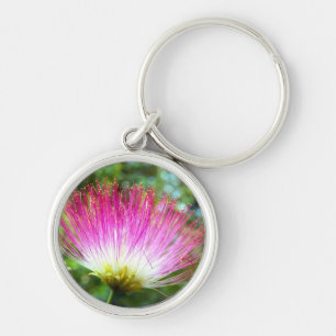 Persian Silk Tree Flower Key Ring