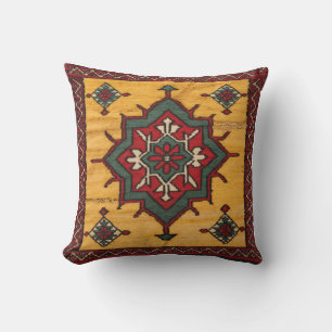Persian Sunshine" Kilim Pillows: Cushion