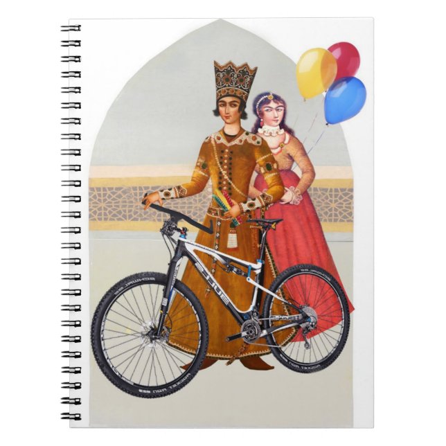 Persian T-Shirt (Farsi Design) Notebook (Front)