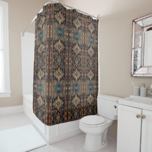 Persian Trendy Beautiful Old Pattern Collection Shower Curtain