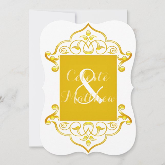 Persian Turkish Arabian Moroccan Wedding or Party Invitation (Front)