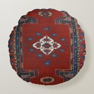 Persian Turkish Oriental Rug  Carpet Round Cushion