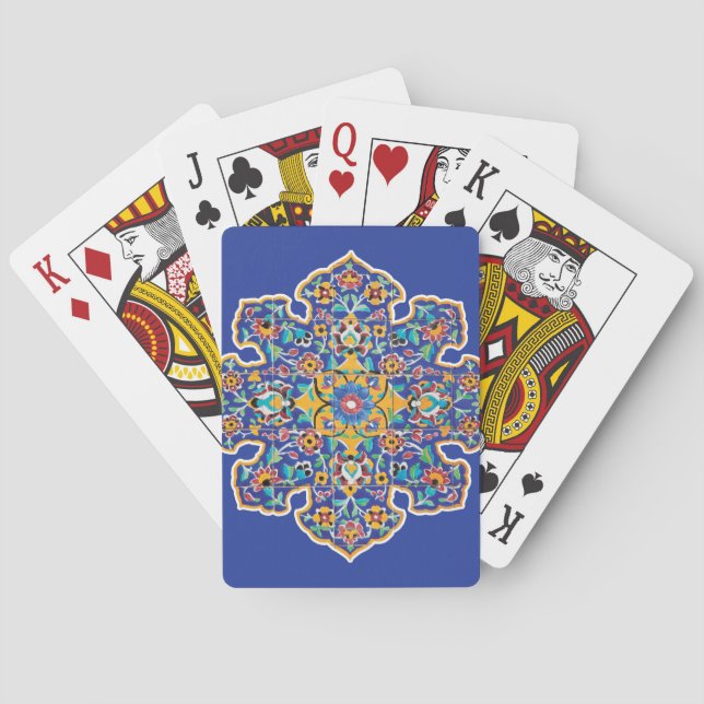 Persian Turquoise Playing Cards (Back)