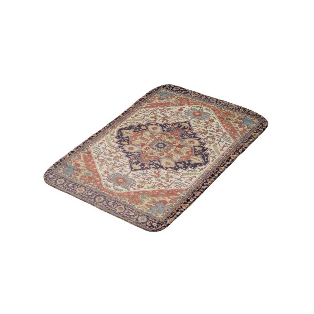 PERSIAN VINTAGE ORIENTAL DESIGN BATH MAT (Angled)