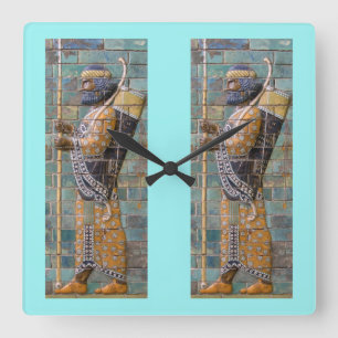 Persian Warrior Wall Clock