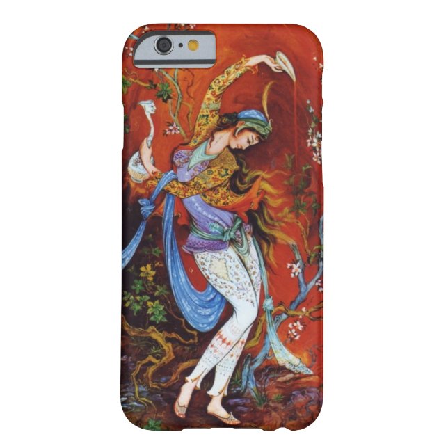 Persian Woman Dancing with Bird & Wine Case-Mate iPhone Case