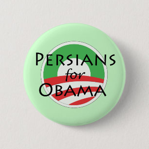 Persians for Obama 6 Cm Round Badge