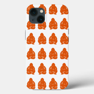 Persimmon Asian Moods Buddah Boys iPhone 13 Case