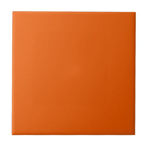 Persimmon Orange EC5800 Colour, Option to Add Imag Ceramic Tile