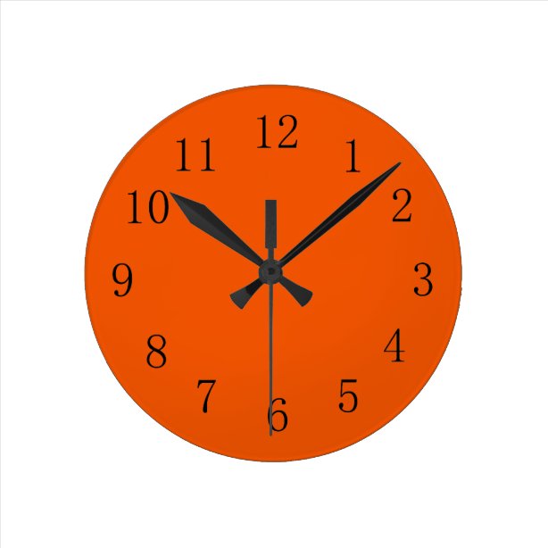 Red Wall Clocks