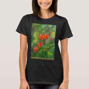 Persimmons in the October Mist by Alfred Fox T-Shirt