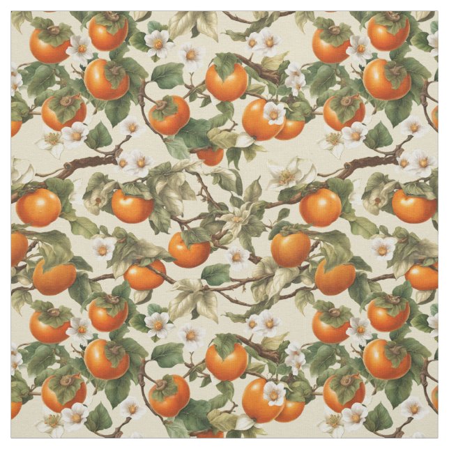 Persimmons Pattern Fabric (Swatch)