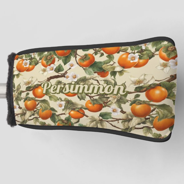 Persimmons Pattern Golf Head Cover (Front)