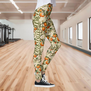 Persimmons Pattern Leggings