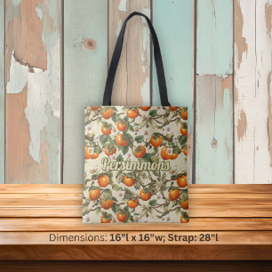 Persimmons Pattern Tote Bag