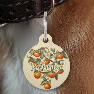 Persimmons Pet Tag