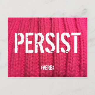Persist Postcard