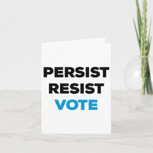 Persist Resist Vote - Jo 2020 - Biden President 20 Card