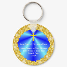 Persolised Christian Favours Keychain