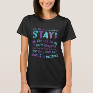 Person Behind Me Suicide Prevention And Depression T-Shirt