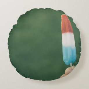 Person holding ice pop round cushion