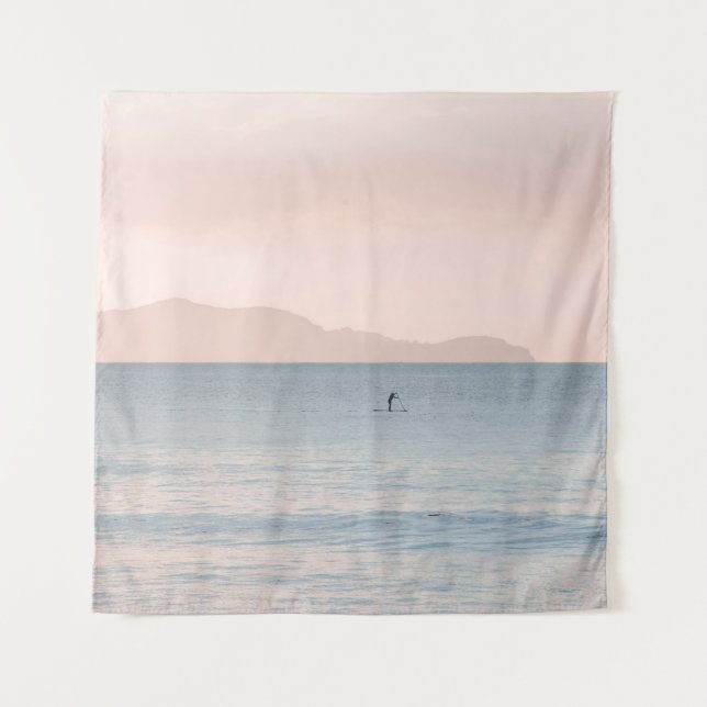 PERSON PADDLE BOARDING TAPESTRY (Front)