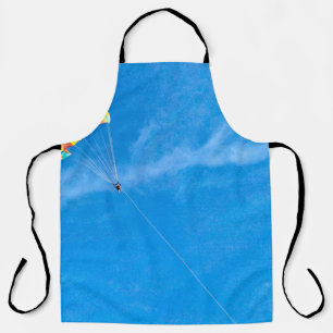 Person paragliding outdoors apron