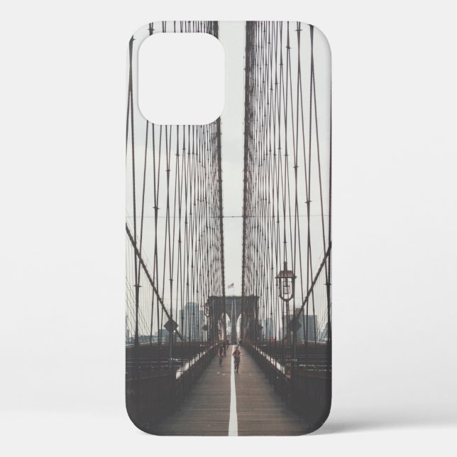 PERSON RUNNING ON BRIDGE Case-Mate iPhone CASE (Back)
