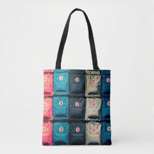 Person showing assorted-colour bags