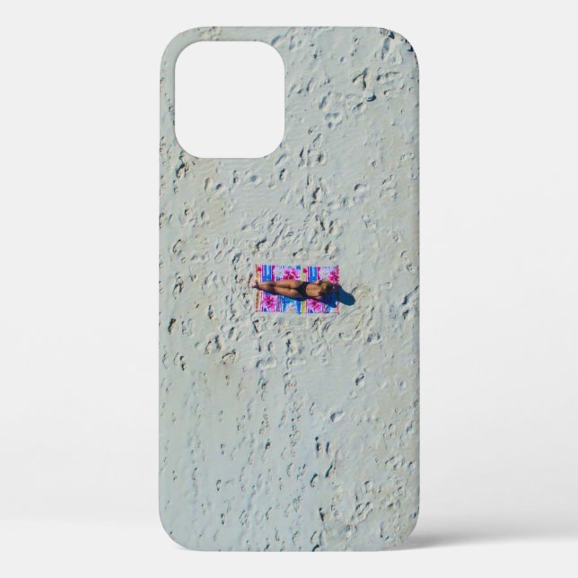 Person sunbathing at the beach Case-Mate iPhone case (Back)