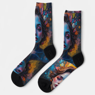 Person Surreal Portrait Woman Woman Woman Shortcut Socks