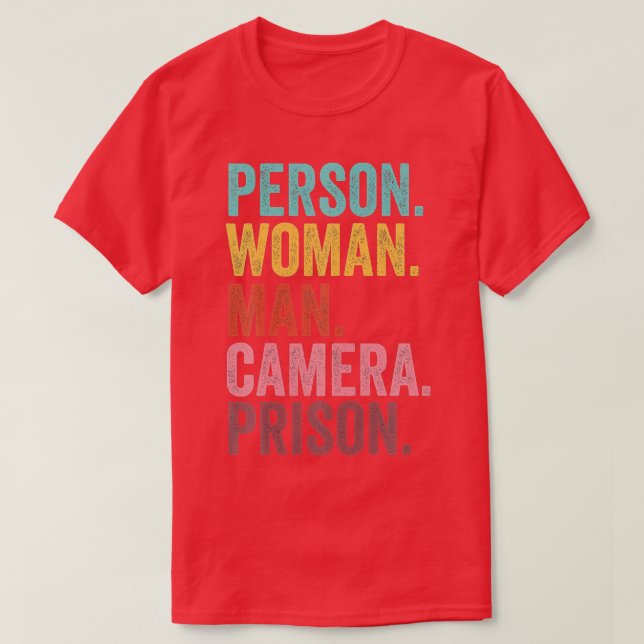 Person Woman Man Camera Prison  - 7  T-Shirt (Design Front)