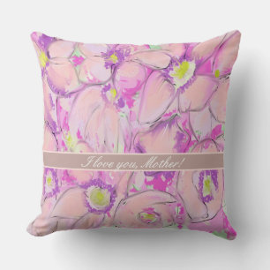 Persona Modern Beautiful Mother’s Day Throw Pillow